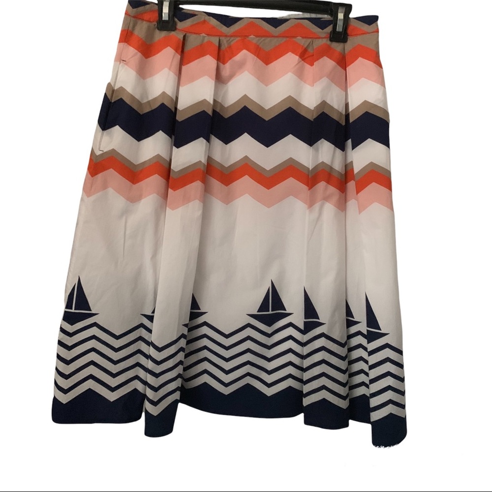 Max&Co White Midi Skirt